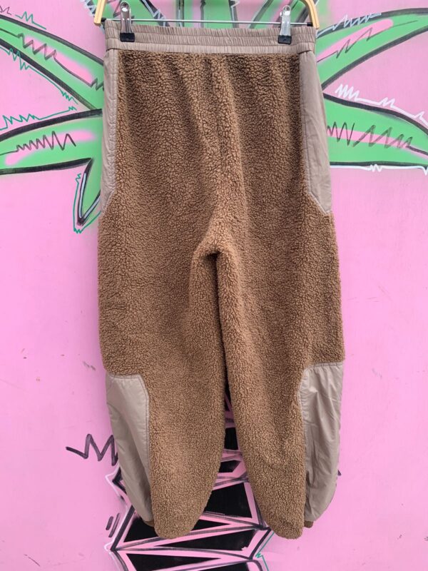 COOL! NYLON & FLEECE PANELED ATHLETIC PANTS