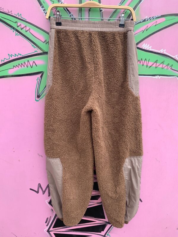 COOL! NYLON & FLEECE PANELED ATHLETIC PANTS