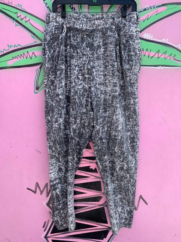 KILLER! 1980S-90S FUN PHOTOCOPY PRINT 2 PIECE PANTS & JACKET SET