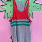 *AS-IS* FUCKING RAD! THRASHED KNIT & THERMAL COLORBLOCK NIKE TANK TOPTHRASHED COLORBLOCK NIKE TANK TOP
