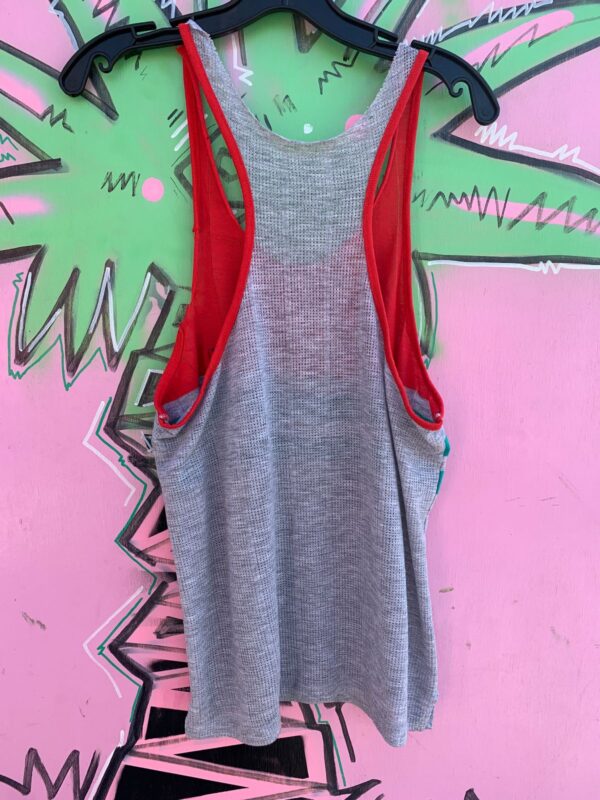 *AS-IS* FUCKING RAD! THRASHED KNIT & THERMAL COLORBLOCK NIKE TANK TOPTHRASHED COLORBLOCK NIKE TANK TOP