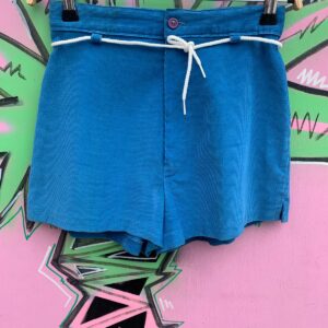 Photo detail:*AS-IS* CUTE RETRO CORDUROY SHORTS SHOESTRING BELT