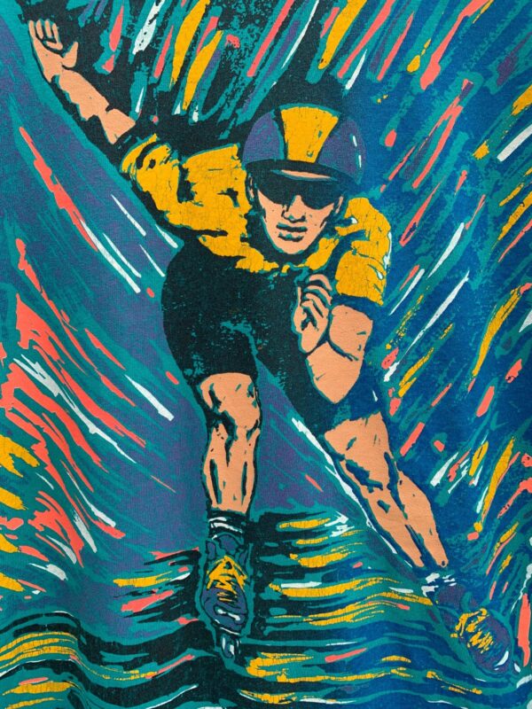PAINTERLY ROLLERBLADE GRAPHIC T-SHIRT