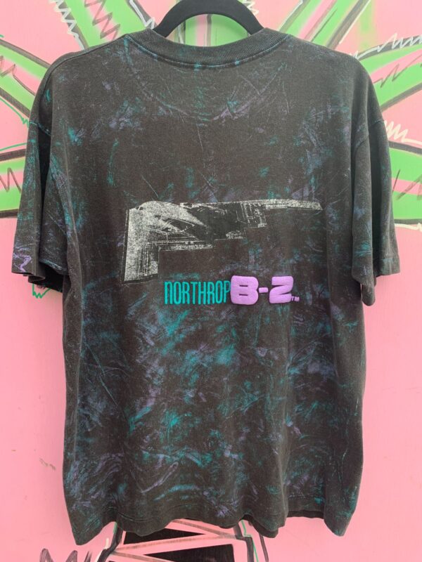 NORTHORP B-2 BOMBER MILITARY GRAPHIC MARBLE WASH T-SHIRT