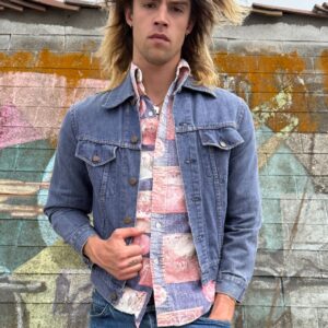 Photo detail:1960S-70S  100% SANFORIZED COTTON DENIM JACKET FADED WASH