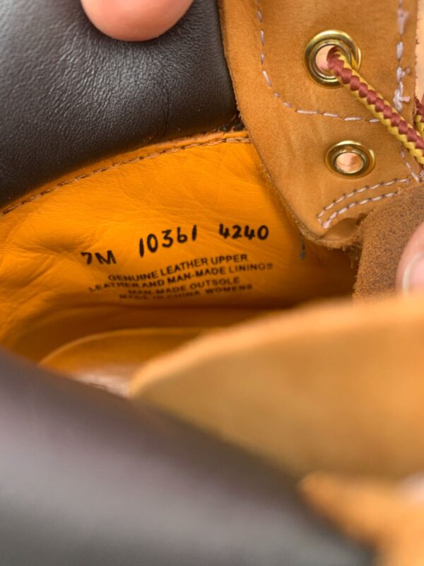 CLASSIC BRUSHED LEATHER LACE UP TIMBERLAND HIKING BOOTS
