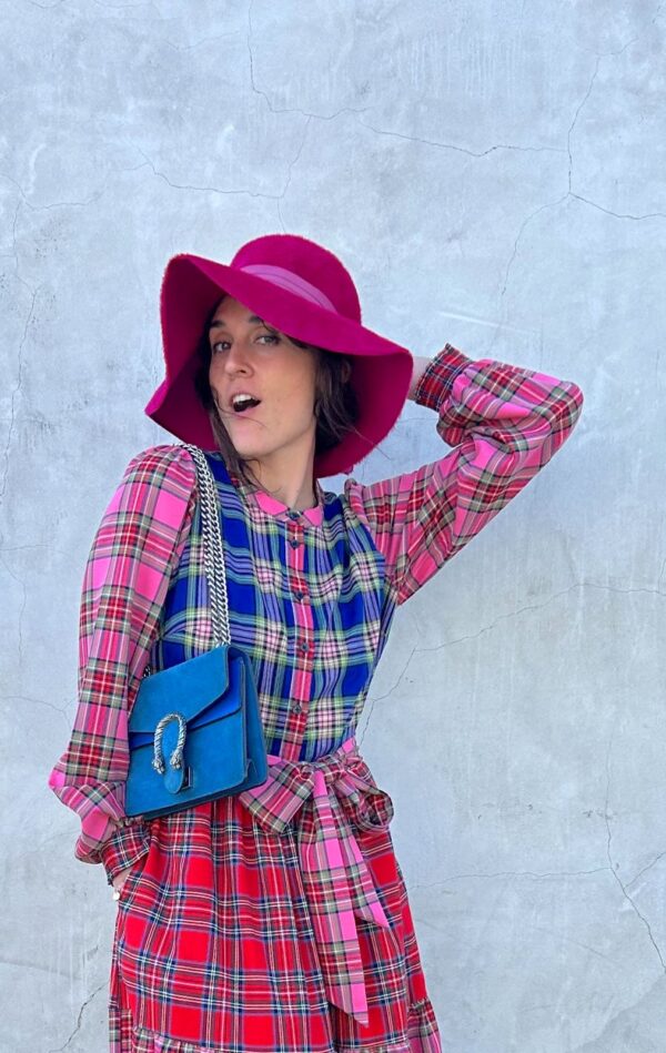 *DEADSTOCK 1960S FUZZY BRIMMED HAT W/ BOW MADE IN AUSTRIA