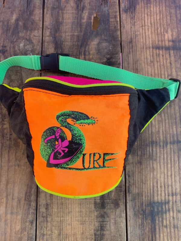FUNKY SURF GRAPHIC COLORBLOCK FANNY PACK