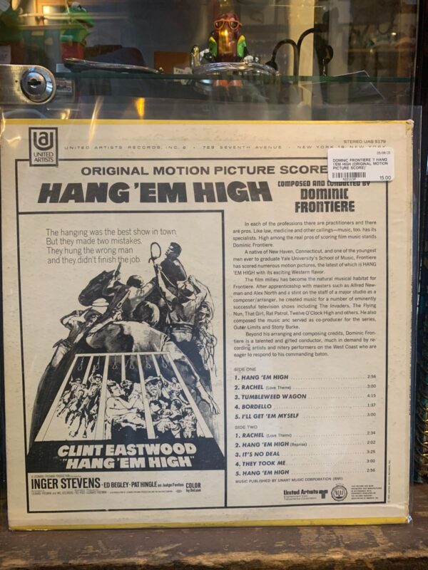 DOMINIC FRONTIERE – HANG EM HIGH (ORIGINAL MOTION PICTURE SCORE)`
