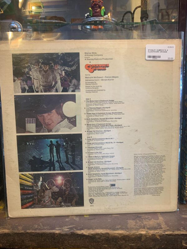 STANLEY KUBRICKS A CLOCKWORK ORANGE ORIGINAL SOUNDTRACK