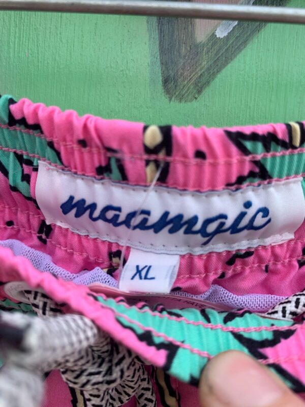 CUTE! BUBBLE GUM PINK PINEAPPLE PRINT SWIM TRUNKS