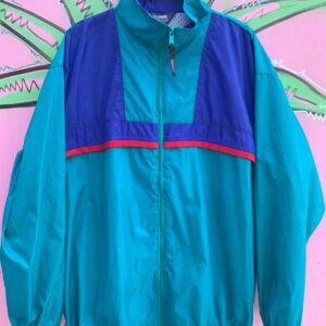 Photo detail:1990S COLORBLOCK NYLON WINDBREAKER JACKET