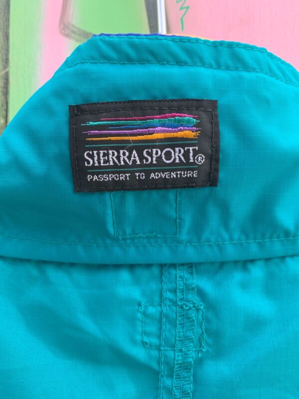 1990S COLORBLOCK NYLON WINDBREAKER JACKET