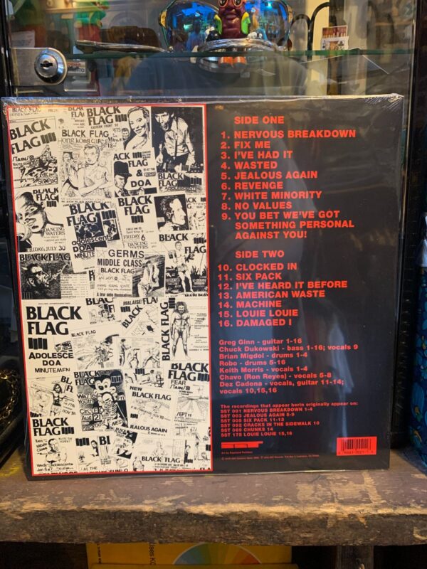 BW VINYL BLACK FLAG - THE FIRST FOUR YEARS