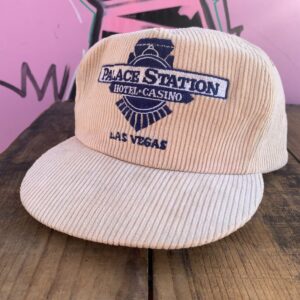 Photo detail:PALACE STATION HOTEL AND CASINO CORDUROY SLIDEBACK HAT