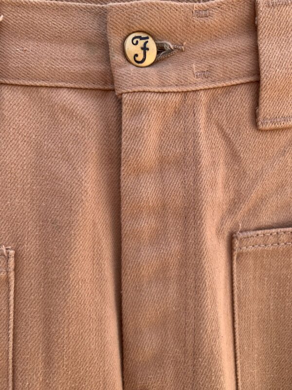 DEADSTOCK 1970S SOFT COTTON FLARE BELL BOTTOM PANTS