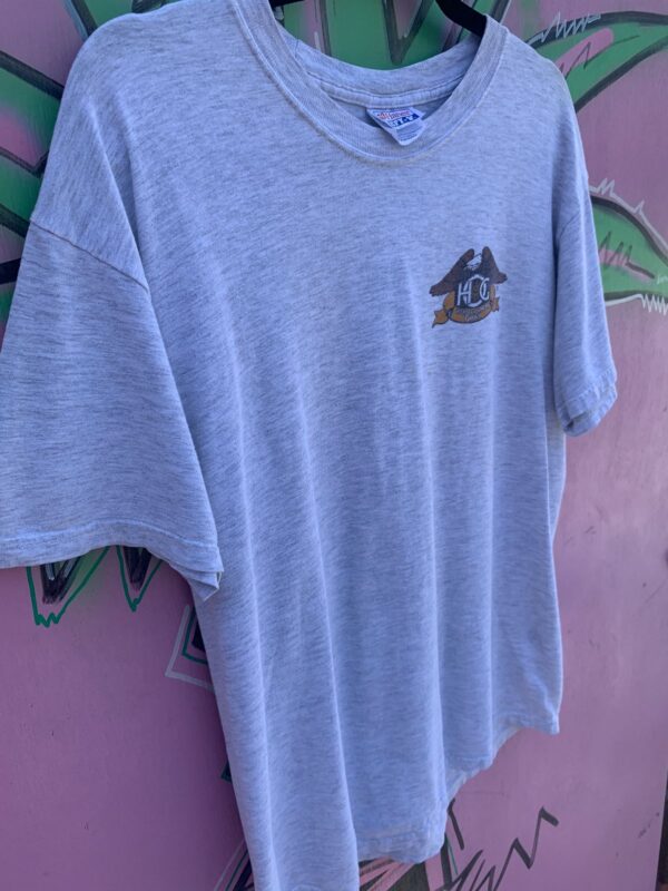FADED HARLEY DAVIDSON OWNERS GROUP ERIE PA CHAPTER EAGLE EMBLEM T SHIRT