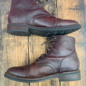 Photo detail:AS-IS LEATHER CAP TOE DRESS BOOTS CAPTAIN