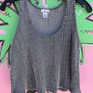 Photo detail:CUTE 2-TONE RIBBED KNIT TANK TOP