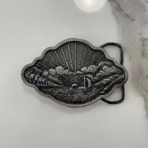 Photo detail:KILLER! 1970S SAILING INTO THE SUNSET BELT BUCKLE