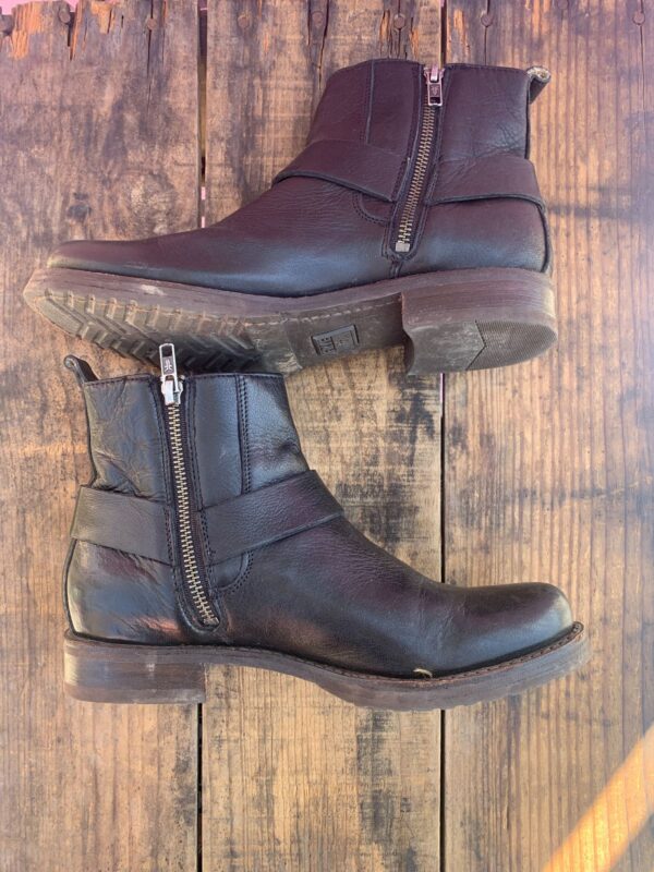 FRYE VERONICA HARNESS CHELSEA-SVL BOOT W/ SIDE ZIP MADE IN MEXICO