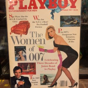 Photo detail:PLAYBOY MAGAZINE - SEPTEMBER 1987 WOMEN OF 007