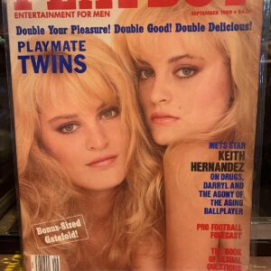 Photo detail:PLAYBOY MAGAZINE - SEPTEMBER 1989 PLAYMATE TWINS