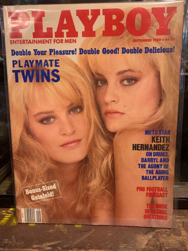 Playboy Magazine – September 1989 Playmate Twins | Boardwalk Vintage