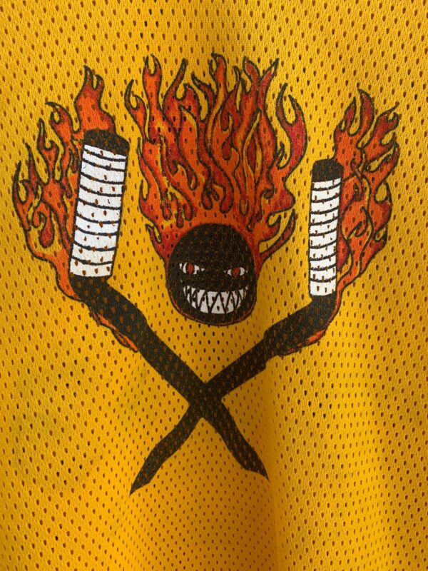*AS-IS* FLAME GUY PRINT HOCKEY JERSEY
