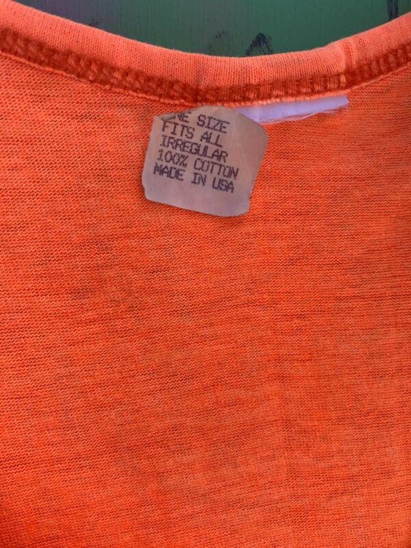 1980S DEADSTOCK CALIFORNIA MAP GRAPHIC NEON TANK TOP - MADE IN USA