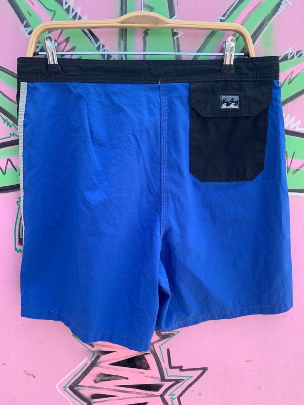 CLASSIC COLOR BLOCK STRIPED SIDE SWIM SHORTS