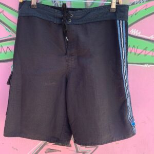 Photo detail:1990S STRIPED SIDE SINGLE POCKET SWIM SHORTS