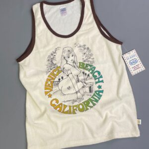 Photo detail:EARLY Y2K DEADSTOCK! VENICE BEACH TATTOO BABE TERRY CLOTH RINGER TANK TOP