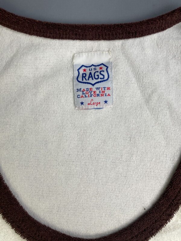 EARLY Y2K DEADSTOCK! VENICE BEACH TATTOO BABE TERRY CLOTH RINGER TANK TOP