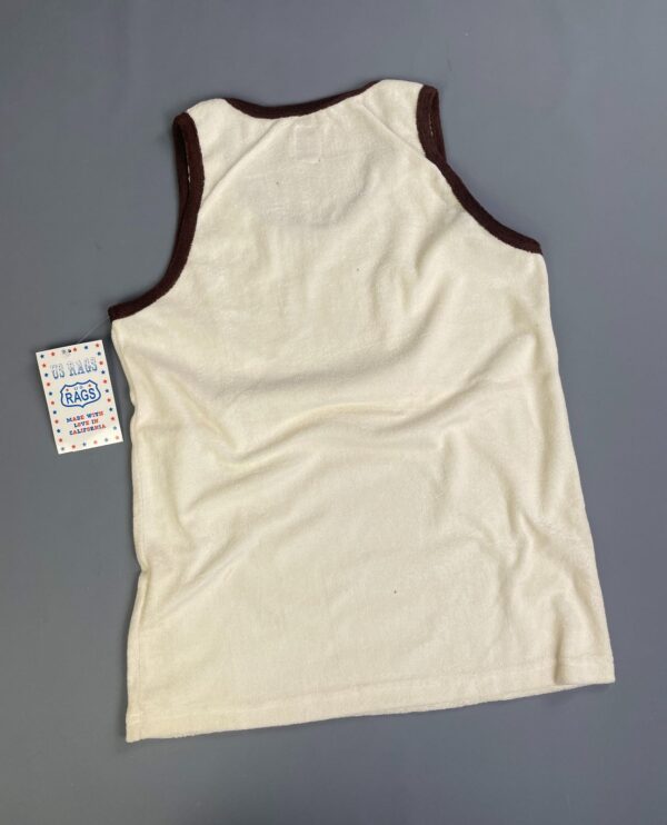 EARLY Y2K DEADSTOCK! DIRTIN USA MOTOCROSS GRAPHIC TERRY CLOTH RINGER TANK TOP