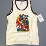 EARLY Y2K DEADSTOCK! DIRTIN USA MOTOCROSS GRAPHIC TERRY CLOTH RINGER TANK TOP