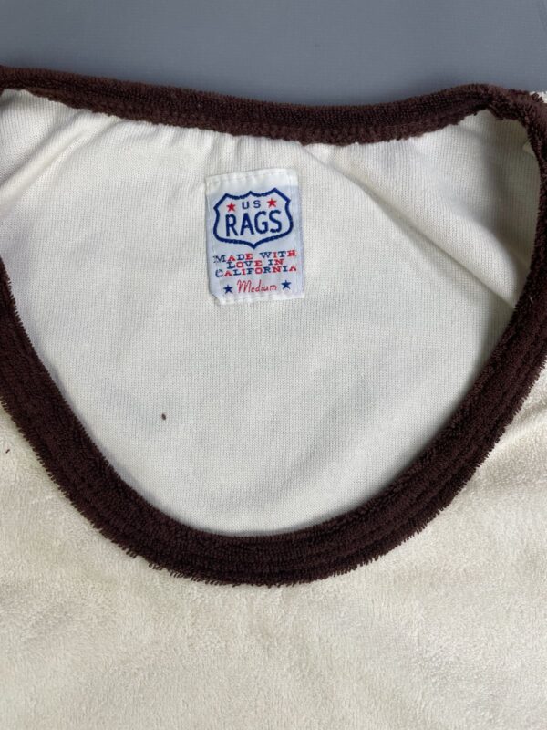 EARLY Y2K DEADSTOCK! DIRTIN USA MOTOCROSS GRAPHIC TERRY CLOTH RINGER TANK TOP