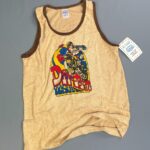 EARLY Y2K DEADSTOCK! DIRTIN USA MOTOCROSS GRAPHIC TERRY CLOTH RINGER TANK TOP