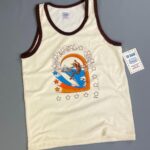 EARLY Y2K DEADSTOCK! SURFER STARS TERRY CLOTH TANK TOP