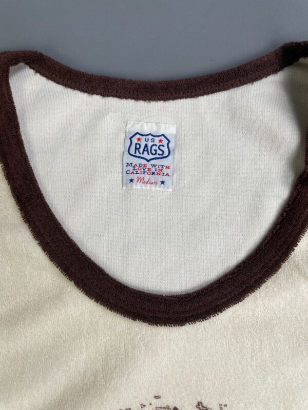 EARLY Y2K DEADSTOCK! SURFER STARS TERRY CLOTH TANK TOP