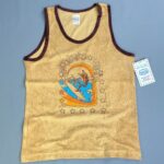 EARLY Y2K DEADSTOCK! SURFER STARS TERRY CLOTH RINGER TANK TOP