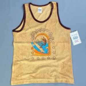 Photo detail:EARLY Y2K DEADSTOCK! SURFER STARS TERRY CLOTH RINGER TANK TOP