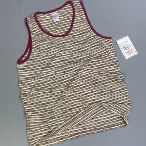 Photo detail:EARLY Y2K DEADSTOCK! KNIT JACQUARD RINGER TANK TOP