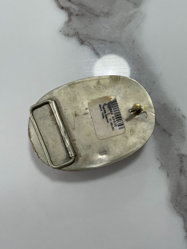 SCORPION RESIN AND SILVER BELT BUCKLE MADE IN MEXICO