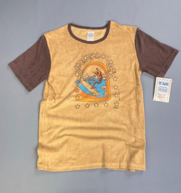 EARLY Y2K DEADSTOCK! SURFER STARS RINGER TEE CONTRAST SLEEVES