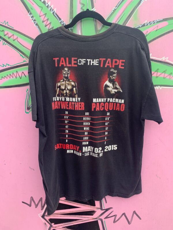 AS-IS 2015 MAYWEATHER VS PACQUIAO TITLE FIGHT BOXING T-SHIRT