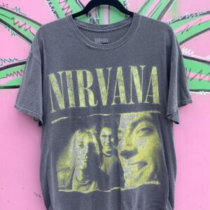 Photo detail:SUN FADED NIRVANA BAND T-SHIRT