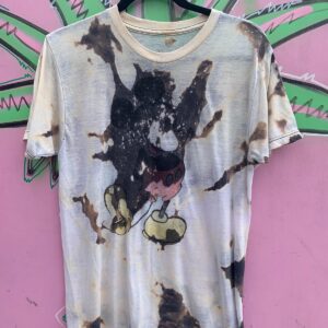 Photo detail:THREADBARE BLEACHED OUT MICKEY MOUSE T-SHIRT