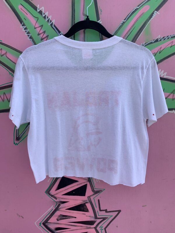 *AS-IS* CROPPED TROJAN POWER SINGLE STITCH T-SHIRT