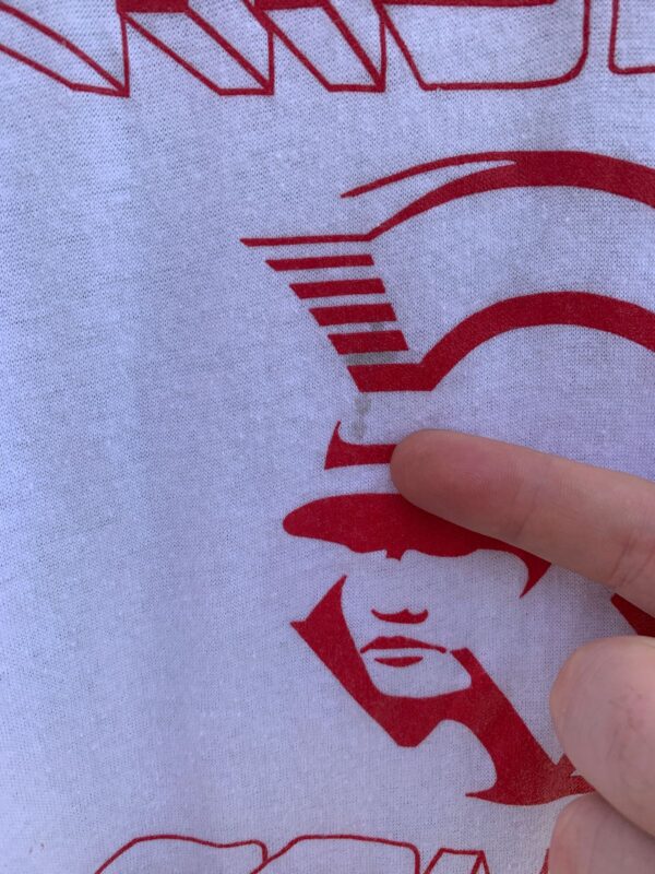 *AS-IS* CROPPED TROJAN POWER SINGLE STITCH T-SHIRT